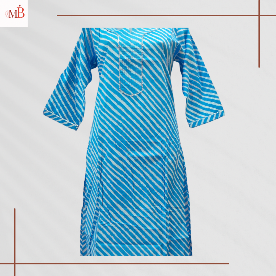 Buy Sarai Jaipur Woman Rayon Regular Kurta|Embroidery Design|3/4  Sleeve|Straight Kurti|Lehariya Design|Round Neck Casual Kurti for Wedding  (Only Kurti) (XXX-Large, Pink) at Amazon.in